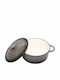 Krisberg Round Cast Iron Dutch Oven 26x26cm 4.8lt